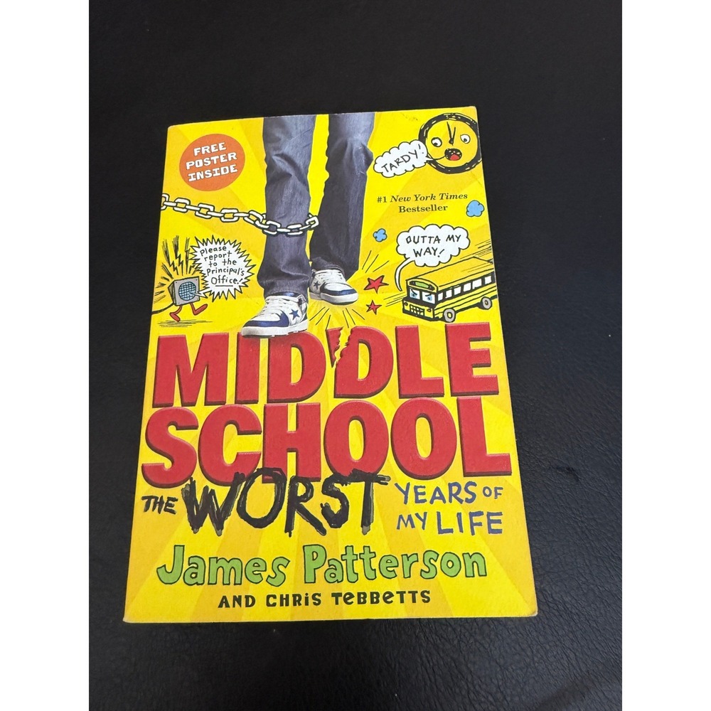 Middle School The Worst Years of My Life James Patterson Paperback 1st Ed 2012